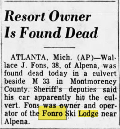 Fonro Lodge Resort Motel (Cole Creek) - 1965 Former Owner Found Dead (newer photo)